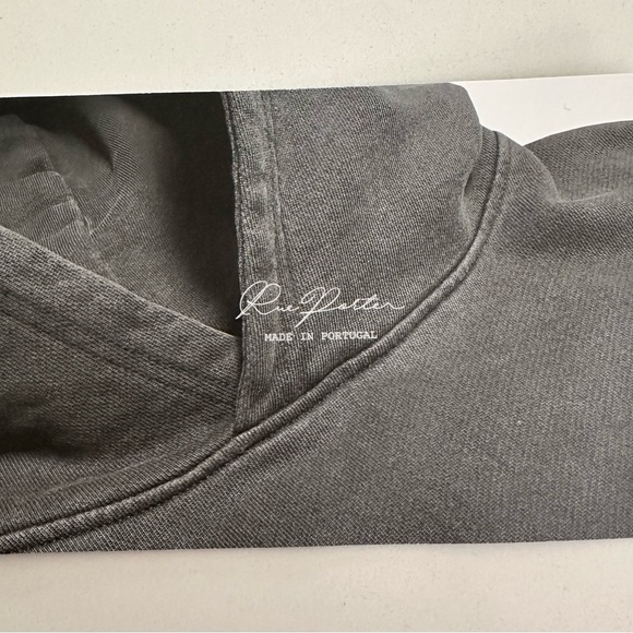 RUE PORTER- NWT- MENS HEAVY WEIGHT HOODIE BLACK VINTAGE VARIOUS SIZES - Picture 7 of 7